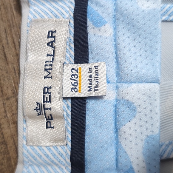 Peter Millar Durham High Drape Performance Pant Size 36x32 In Gale - Picture 3 of 9